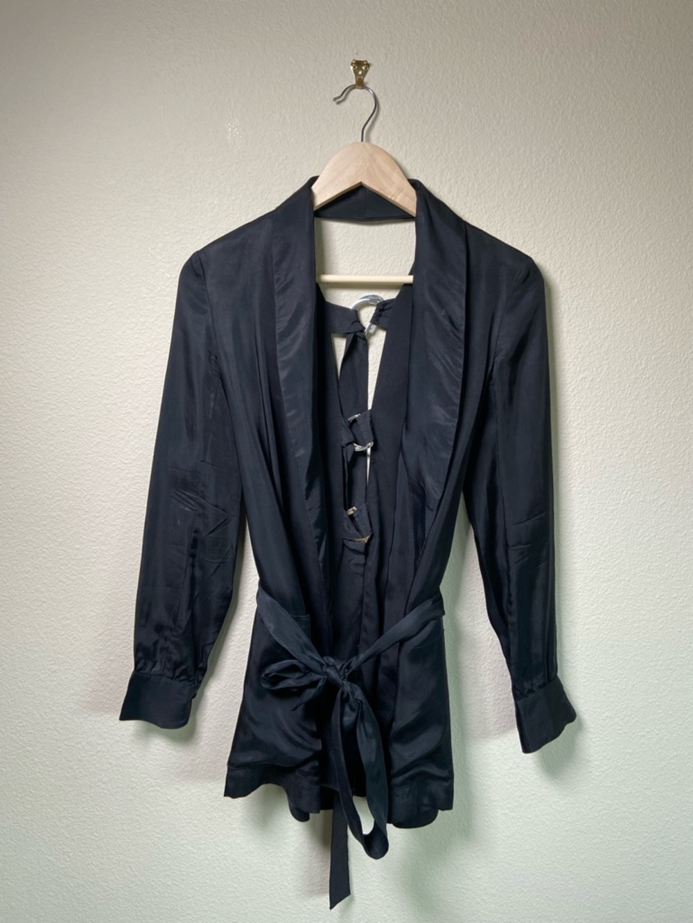 Alice McCall Satin Sailor Jacket with Buckles on the Back